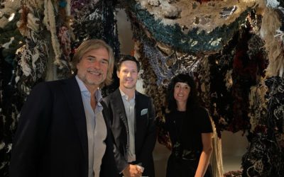 Detox Circul Art: Plot is the work created with textile waste from CID companies